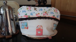 Teacosy, I got to play about with lots of pretty top stitching